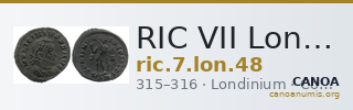 RIC VII Londinium 48 — CANOA