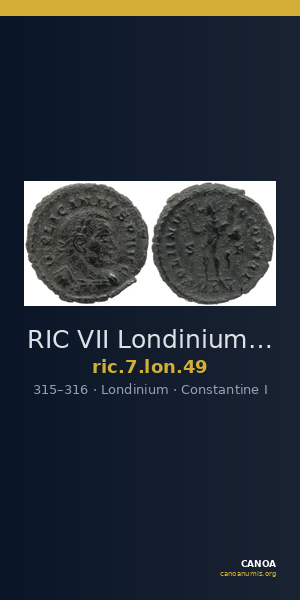 RIC VII Londinium 49 — CANOA