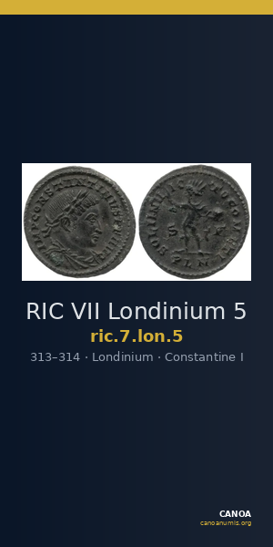 RIC VII Londinium 5 — CANOA