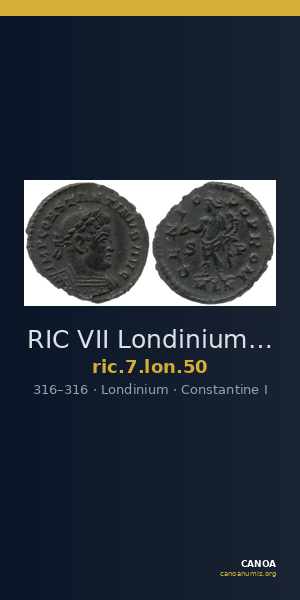 RIC VII Londinium 50 — CANOA