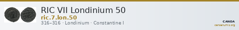 RIC VII Londinium 50 — CANOA