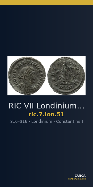 RIC VII Londinium 51 — CANOA