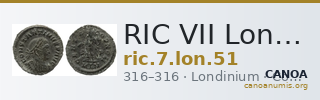 RIC VII Londinium 51 — CANOA