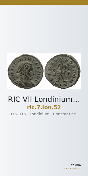 RIC VII Londinium 52 — CANOA