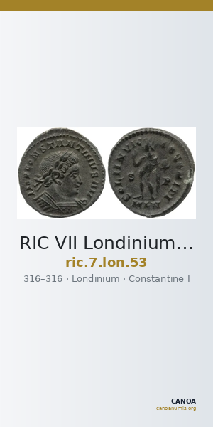 RIC VII Londinium 53 — CANOA