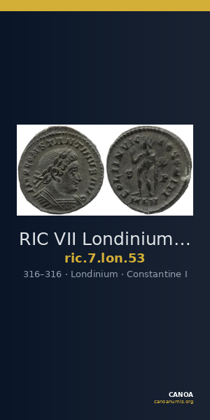 RIC VII Londinium 53 — CANOA