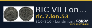 RIC VII Londinium 53 — CANOA