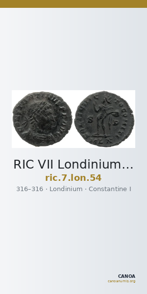 RIC VII Londinium 54 — CANOA