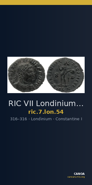 RIC VII Londinium 54 — CANOA
