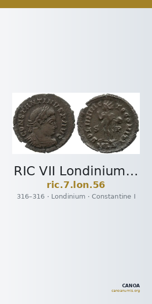 RIC VII Londinium 56 — CANOA