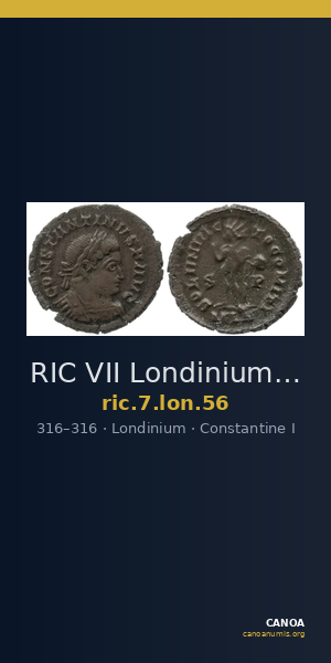 RIC VII Londinium 56 — CANOA