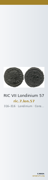 RIC VII Londinium 57 — CANOA
