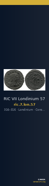 RIC VII Londinium 57 — CANOA