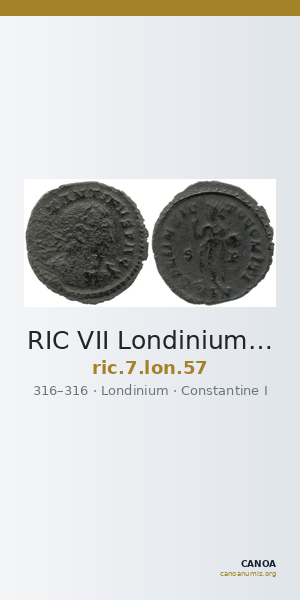 RIC VII Londinium 57 — CANOA