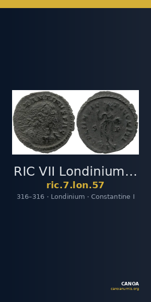 RIC VII Londinium 57 — CANOA