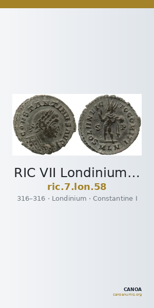 RIC VII Londinium 58 — CANOA