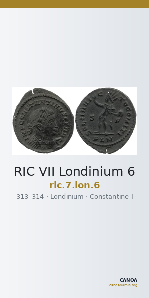 RIC VII Londinium 6 — CANOA