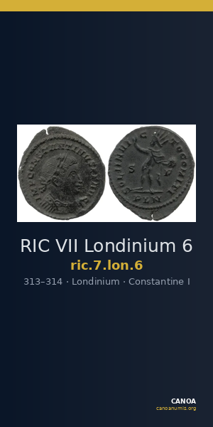 RIC VII Londinium 6 — CANOA