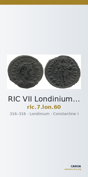 RIC VII Londinium 60 — CANOA