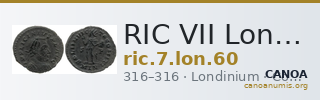 RIC VII Londinium 60 — CANOA
