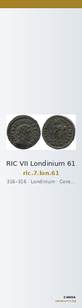 RIC VII Londinium 61 — CANOA
