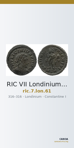 RIC VII Londinium 61 — CANOA