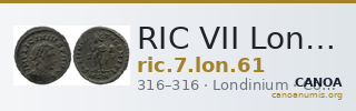 RIC VII Londinium 61 — CANOA