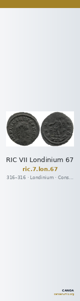 RIC VII Londinium 67 — CANOA