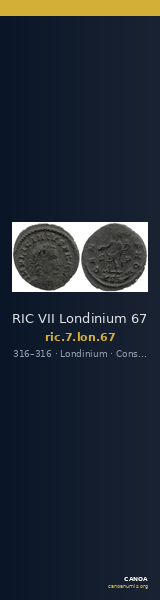 RIC VII Londinium 67 — CANOA
