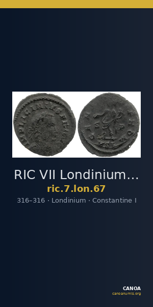 RIC VII Londinium 67 — CANOA