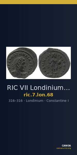 RIC VII Londinium 68 — CANOA