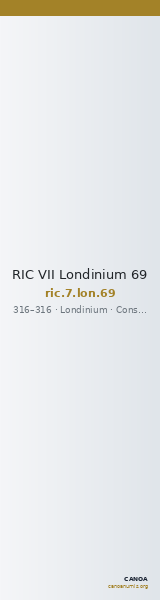 RIC VII Londinium 69 — CANOA