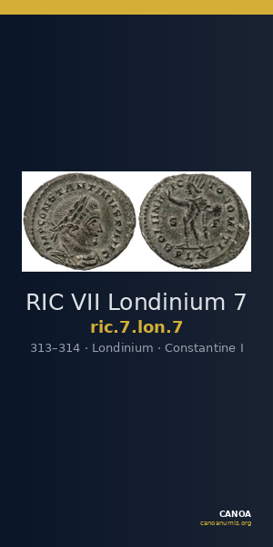 RIC VII Londinium 7 — CANOA