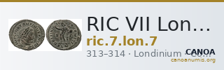RIC VII Londinium 7 — CANOA