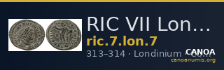 RIC VII Londinium 7 — CANOA
