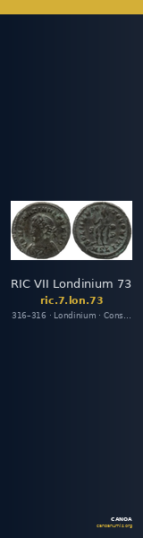 RIC VII Londinium 73 — CANOA