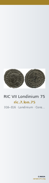 RIC VII Londinium 75 — CANOA
