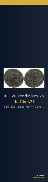 RIC VII Londinium 75 — CANOA
