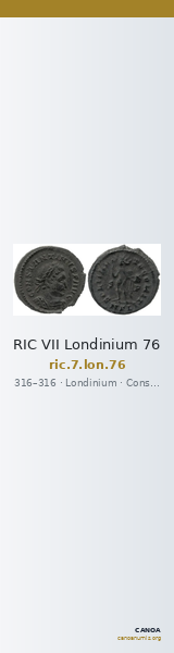 RIC VII Londinium 76 — CANOA