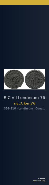 RIC VII Londinium 76 — CANOA