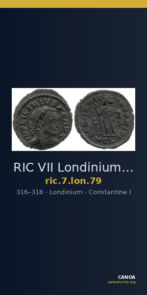 RIC VII Londinium 79 — CANOA