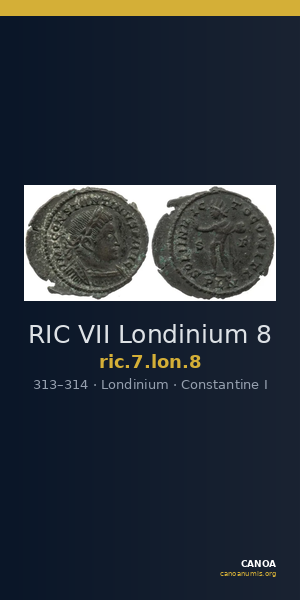 RIC VII Londinium 8 — CANOA