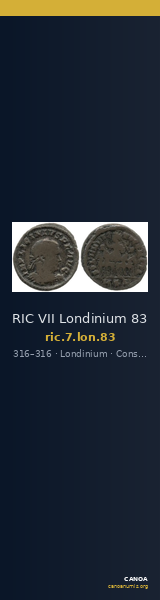 RIC VII Londinium 83 — CANOA