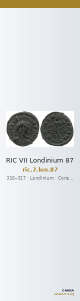 RIC VII Londinium 87 — CANOA
