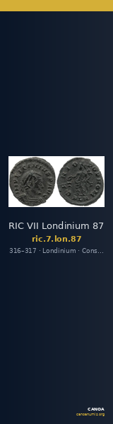 RIC VII Londinium 87 — CANOA