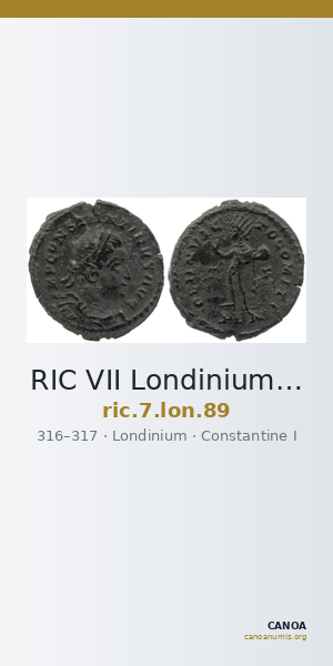 RIC VII Londinium 89 — CANOA