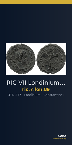 RIC VII Londinium 89 — CANOA