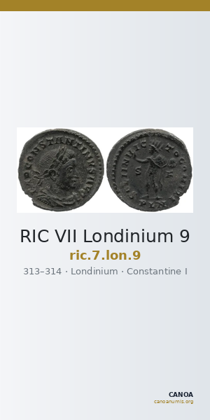 RIC VII Londinium 9 — CANOA
