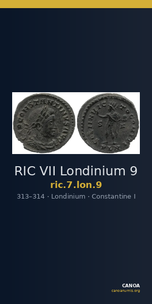 RIC VII Londinium 9 — CANOA
