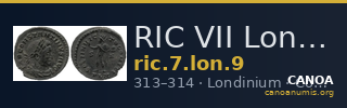 RIC VII Londinium 9 — CANOA